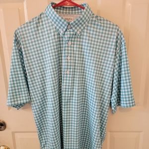 Collars & CO. Polo Monterey Green Gingham